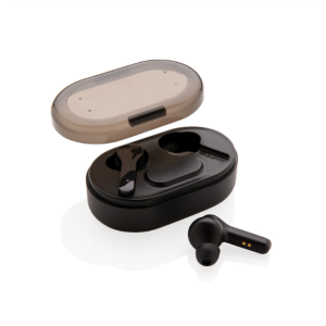 Light up logga TWS öronsnäckor i laddningsfodral